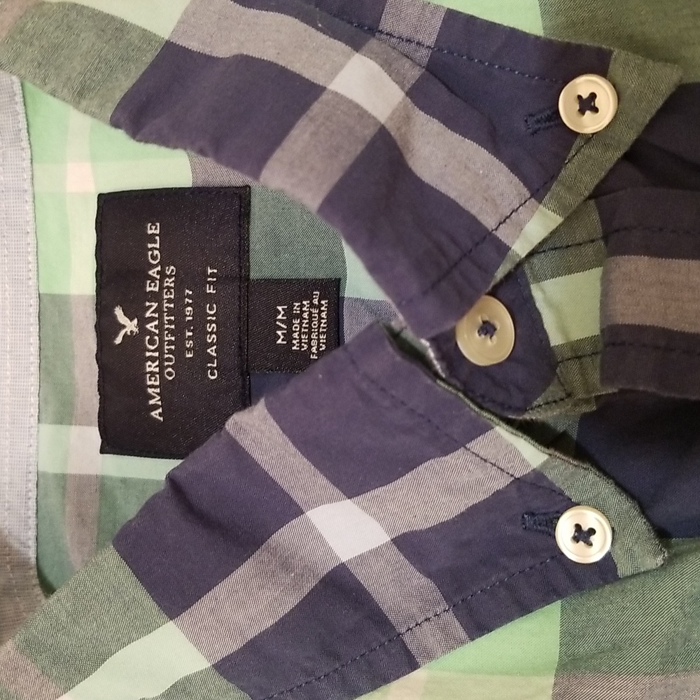American Eagle Button Down Medium - Picture 5 of 9
